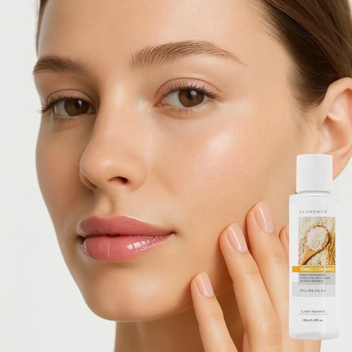 SET 2 TONICOS FACIAL DE ARROZ ILUMINADOR HIDRATA LAU-6