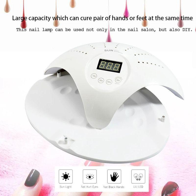 Lampara Uv LED Secado Doble Manicura Gel 48W Lau-2