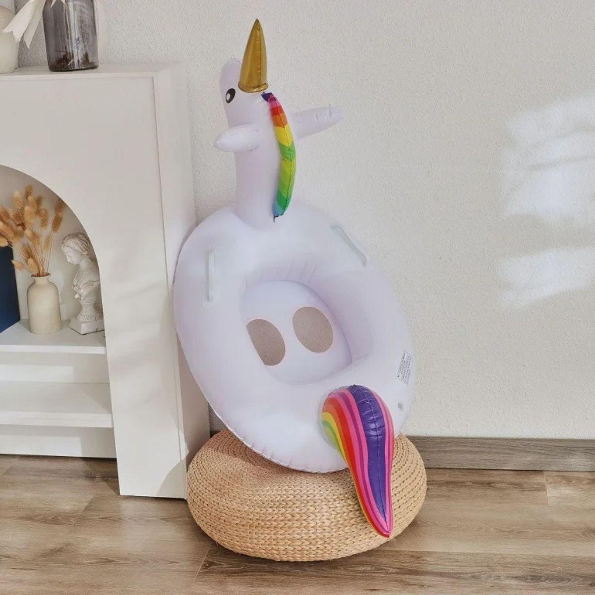 SET 3 INFLABLE FLOTADOR FORMA DE UNICORNIO PISCINA LAU-5