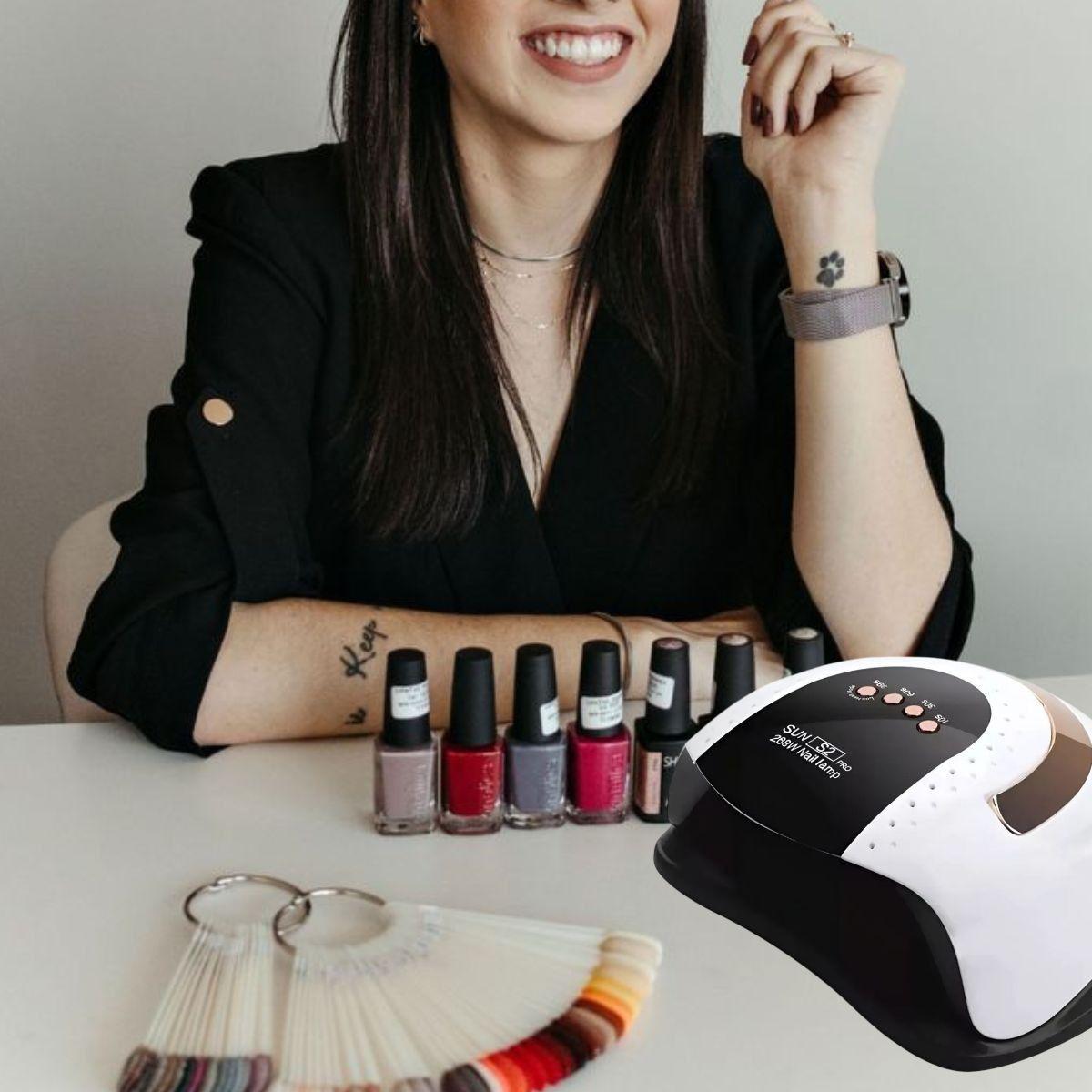 LAMPARA UV DE UÑAS PROFESIONAL SECADO RAPIDO LAU-3