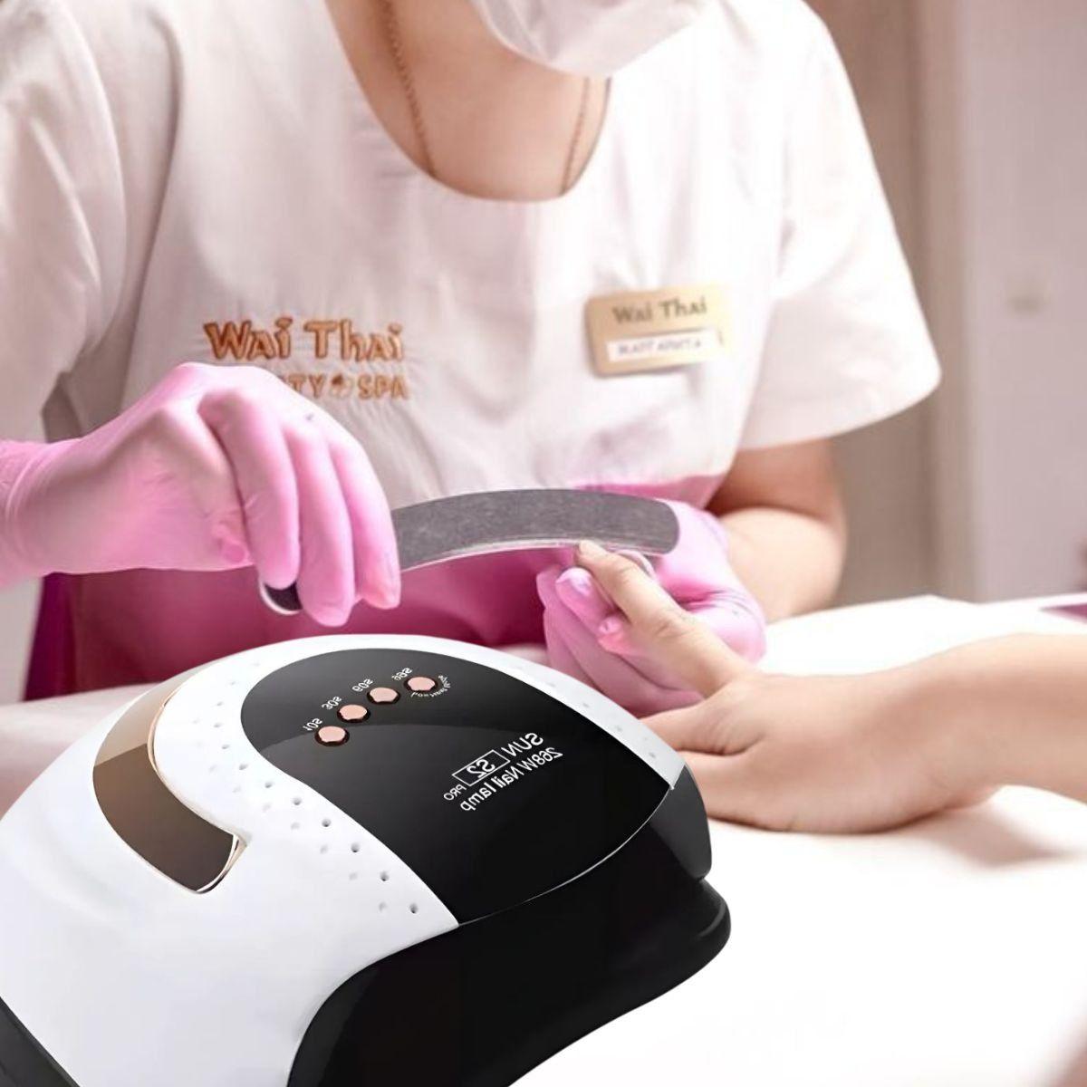 LAMPARA UV DE UÑAS PROFESIONAL SECADO RAPIDO LAU-7