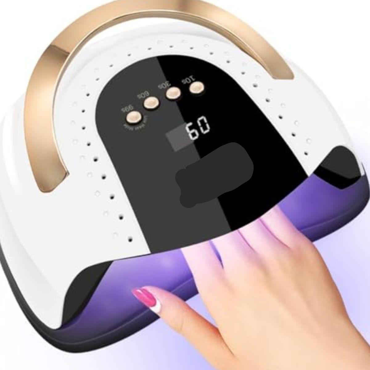 LAMPARA UV DE UÑAS PROFESIONAL SECADO RAPIDO LAU-8