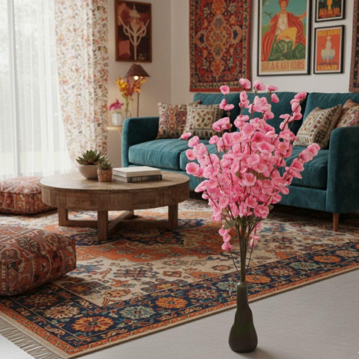 Planta Artificial Decorativa Elegancia Floral Ornamental Jhn-6