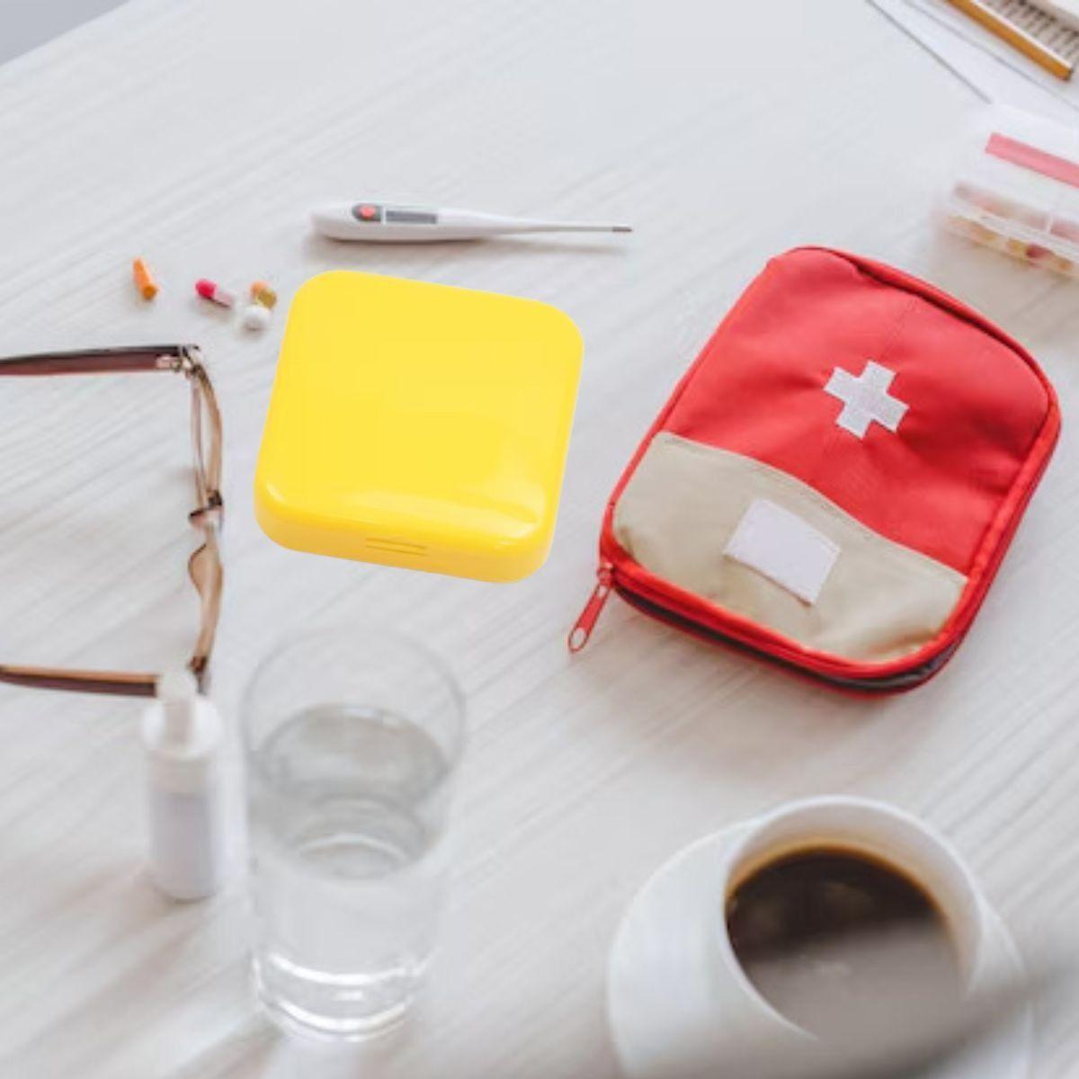 SET 6 PASTILLERO ORGANIZADOR COMPARTIMIENTO PORTATIL LAU-2