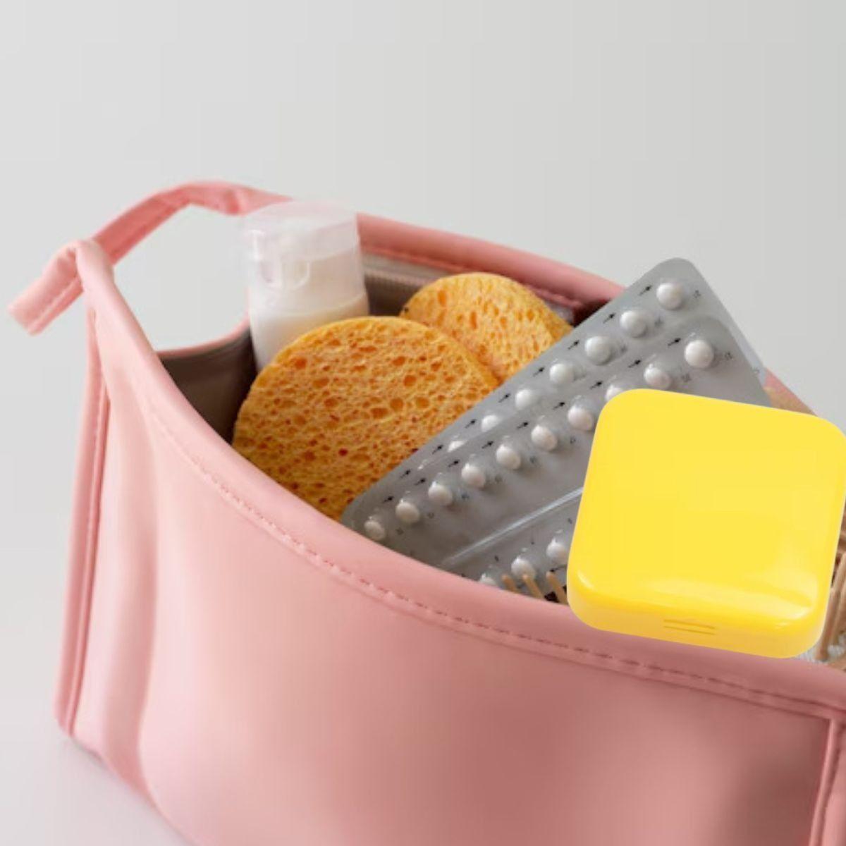 SET 6 PASTILLERO ORGANIZADOR COMPARTIMIENTO PORTATIL LAU-9