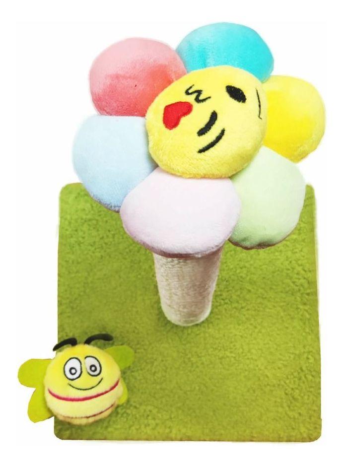 RASCADOR PARA GATOS FORMA DE FLOR MASCOTAS DIVERTIDO LAU-5