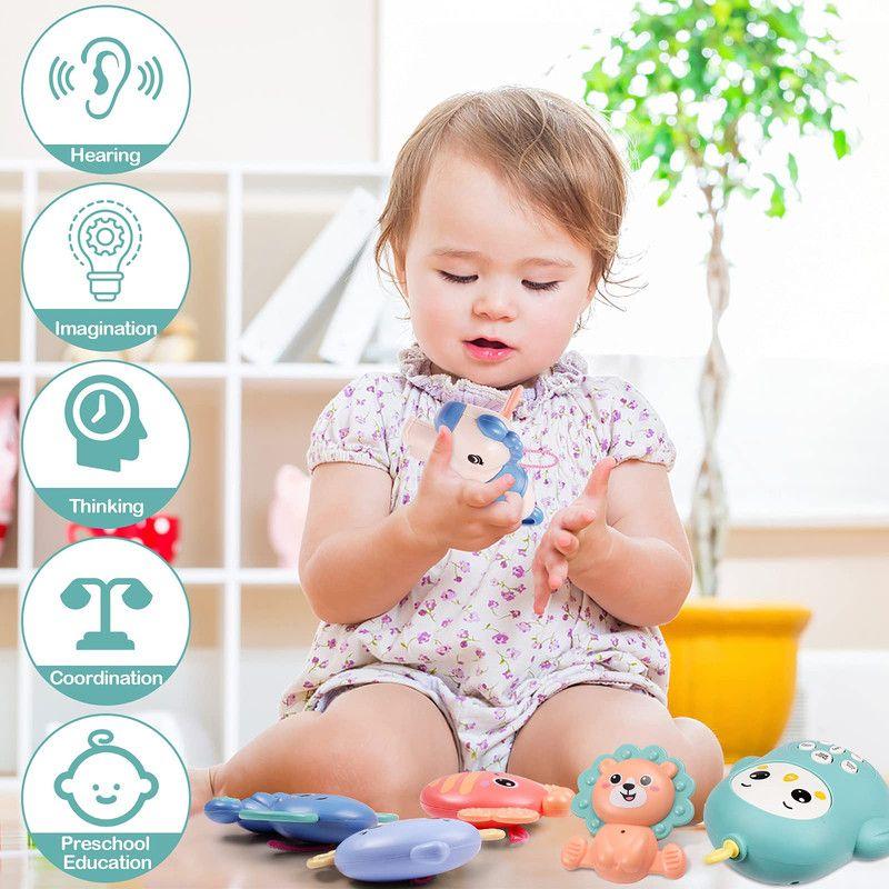 MOVIL MUSICAL PARA CUNA COLGANTE JUGUETE COLORIDO BEBE LAU-4