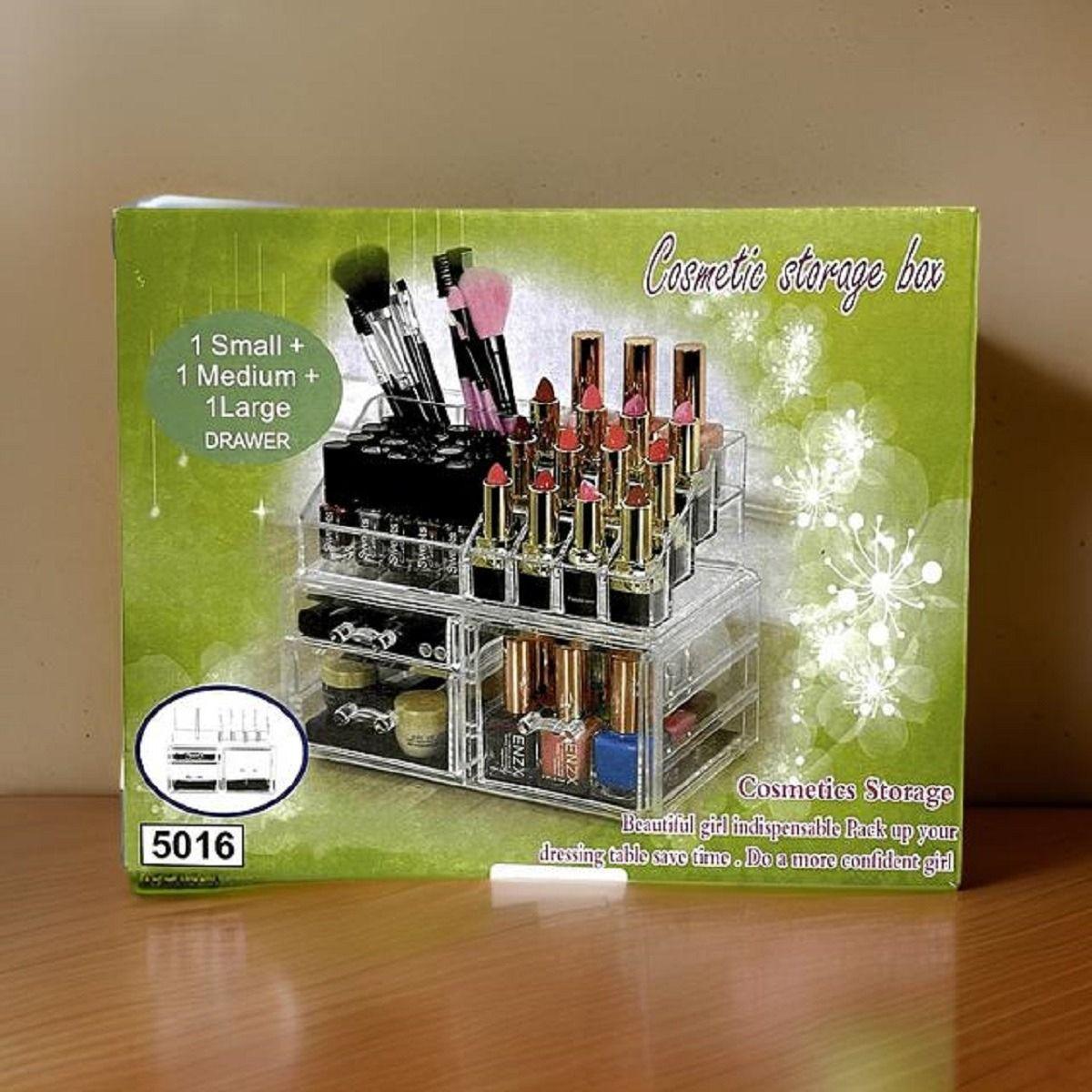 Cosmetiquero Organizador Maquillaje Baño Tocador Moderno Lau-2