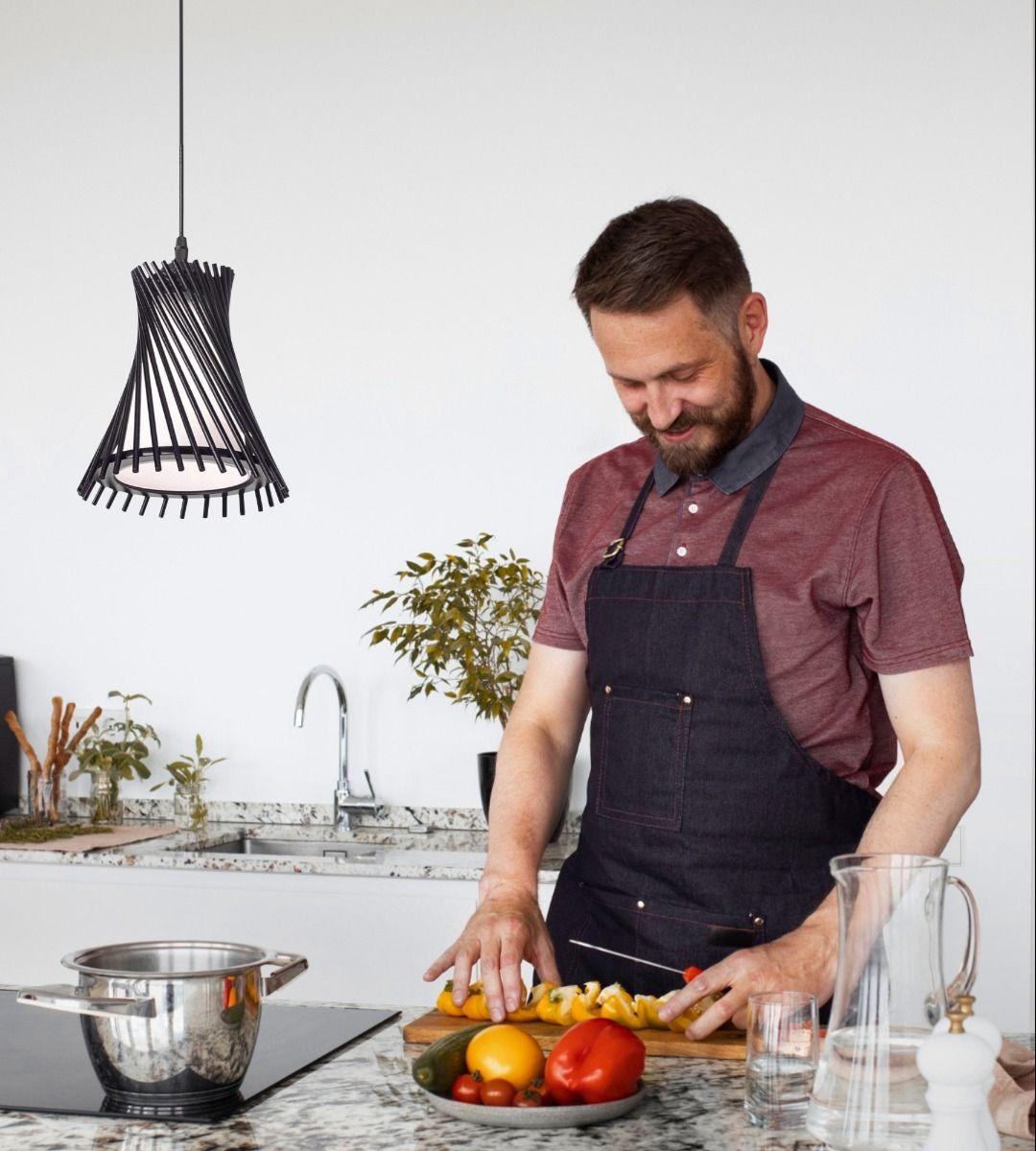 Lámpara Colgante Techo Araña Creativa Cono Nordico Jhn-3