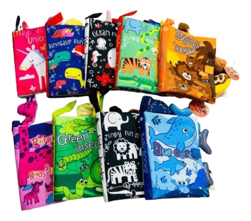 JUGUETE LIBRO DE TELA APRENDIZAJE INTERATIVO BEBE LAU-3