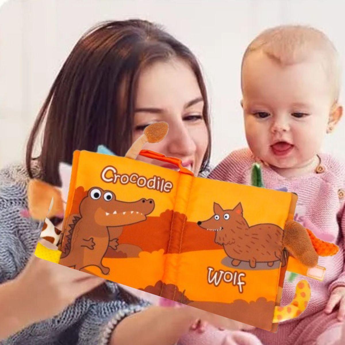 JUGUETE LIBRO DE TELA APRENDIZAJE INTERATIVO BEBE LAU-6