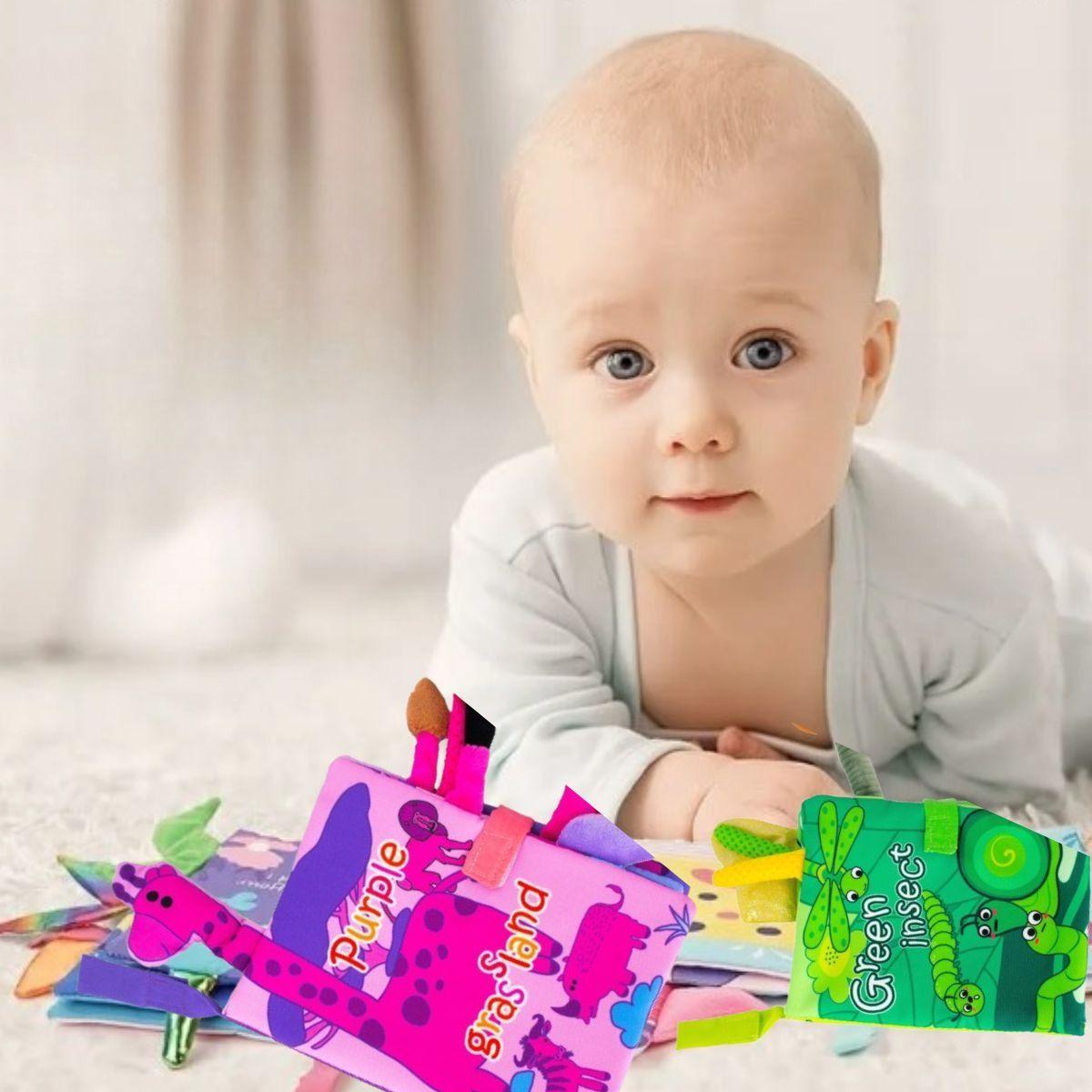 JUGUETE LIBRO DE TELA APRENDIZAJE INTERATIVO BEBE LAU-8