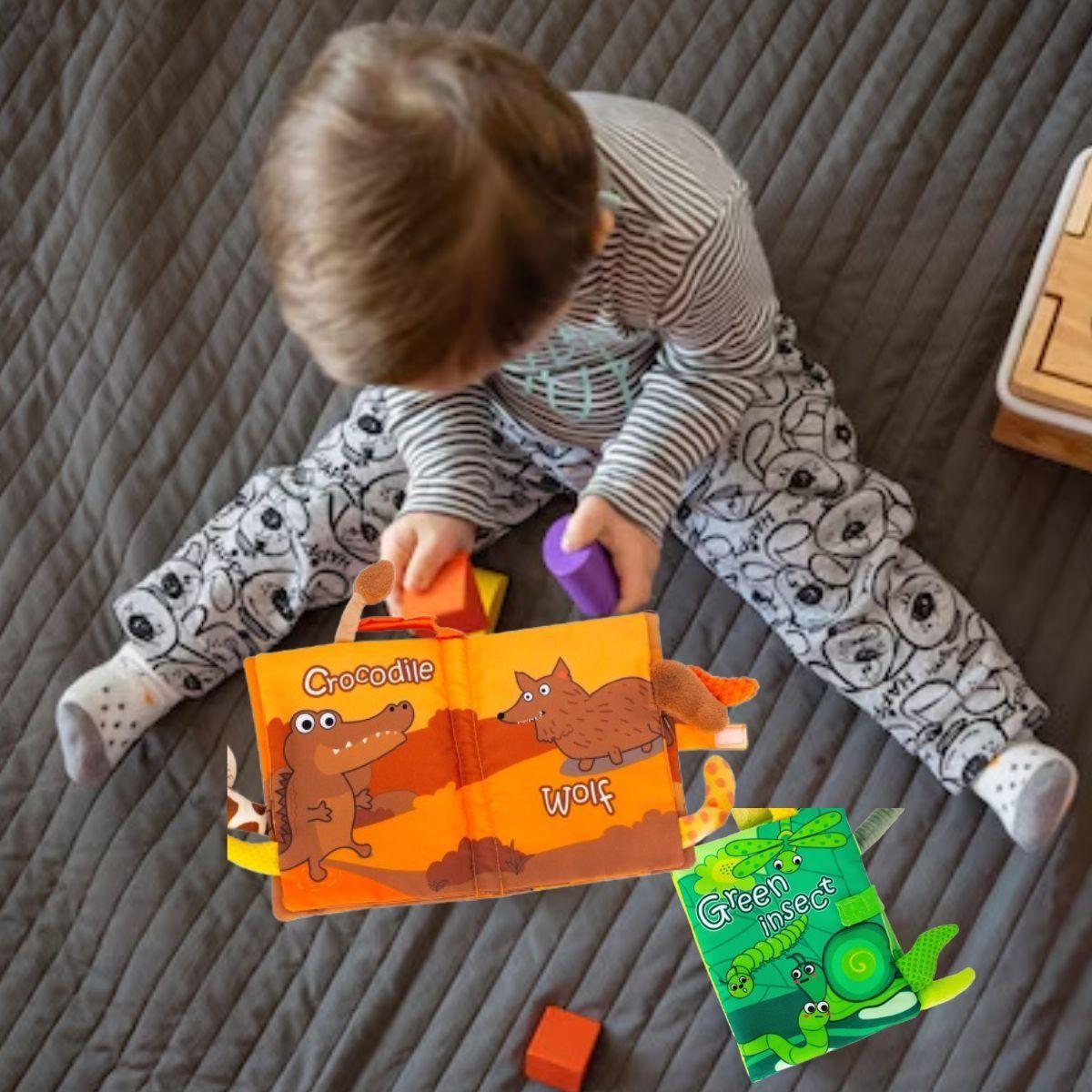 JUGUETE LIBRO DE TELA APRENDIZAJE INTERATIVO BEBE LAU-9