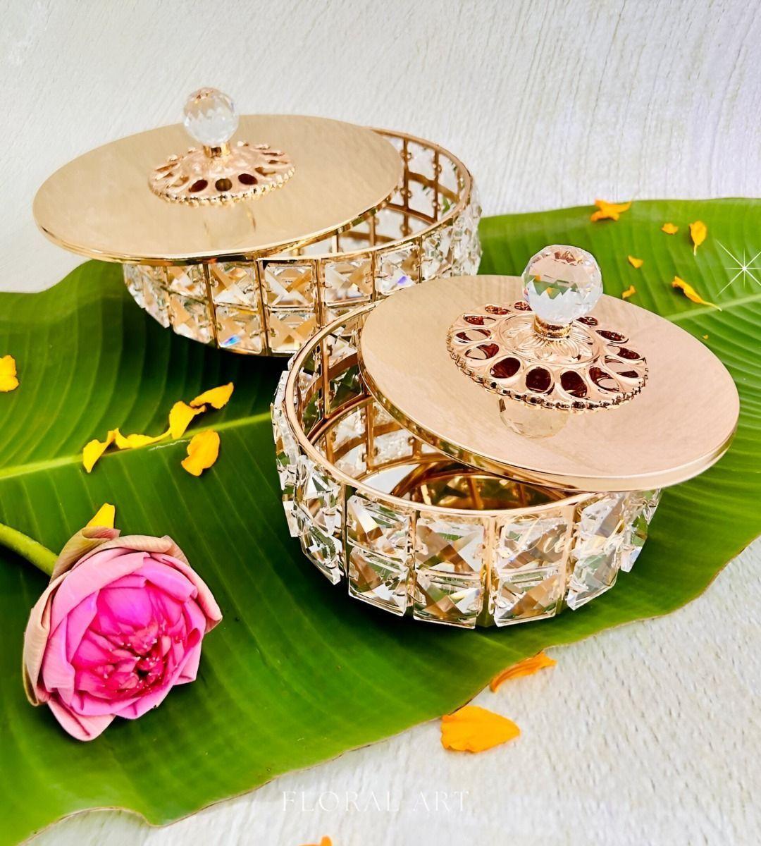 Set 3 Joyero Almacenamiento Cristal Creativo Organizador Jhn-4