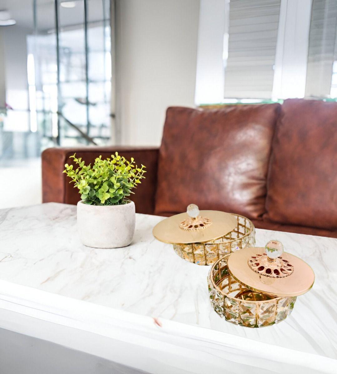 Set 3 Joyero Almacenamiento Cristal Creativo Organizador Jhn-7