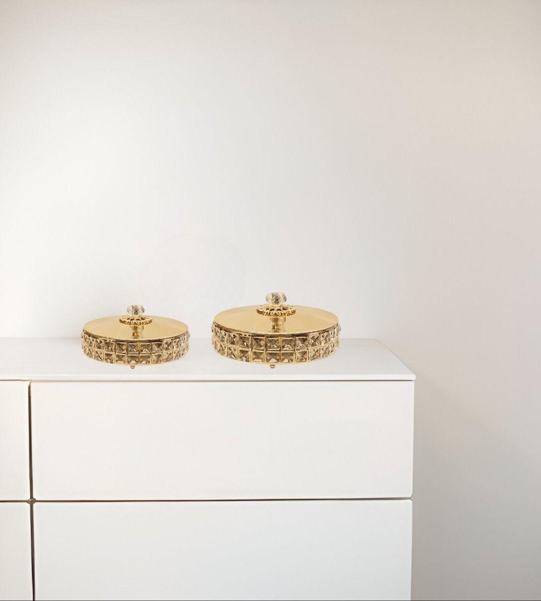 Set 3 Joyero Almacenamiento Cristal Creativo Organizador Jhn-8