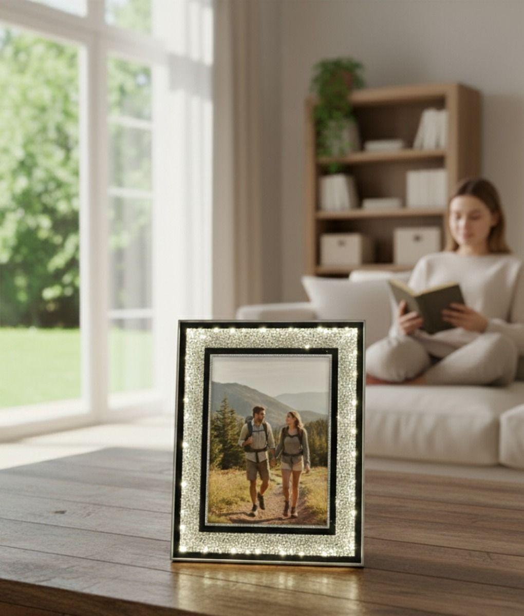 Marco Fotos Decorativo Elegante USB Adorno Hogar Jhn-2