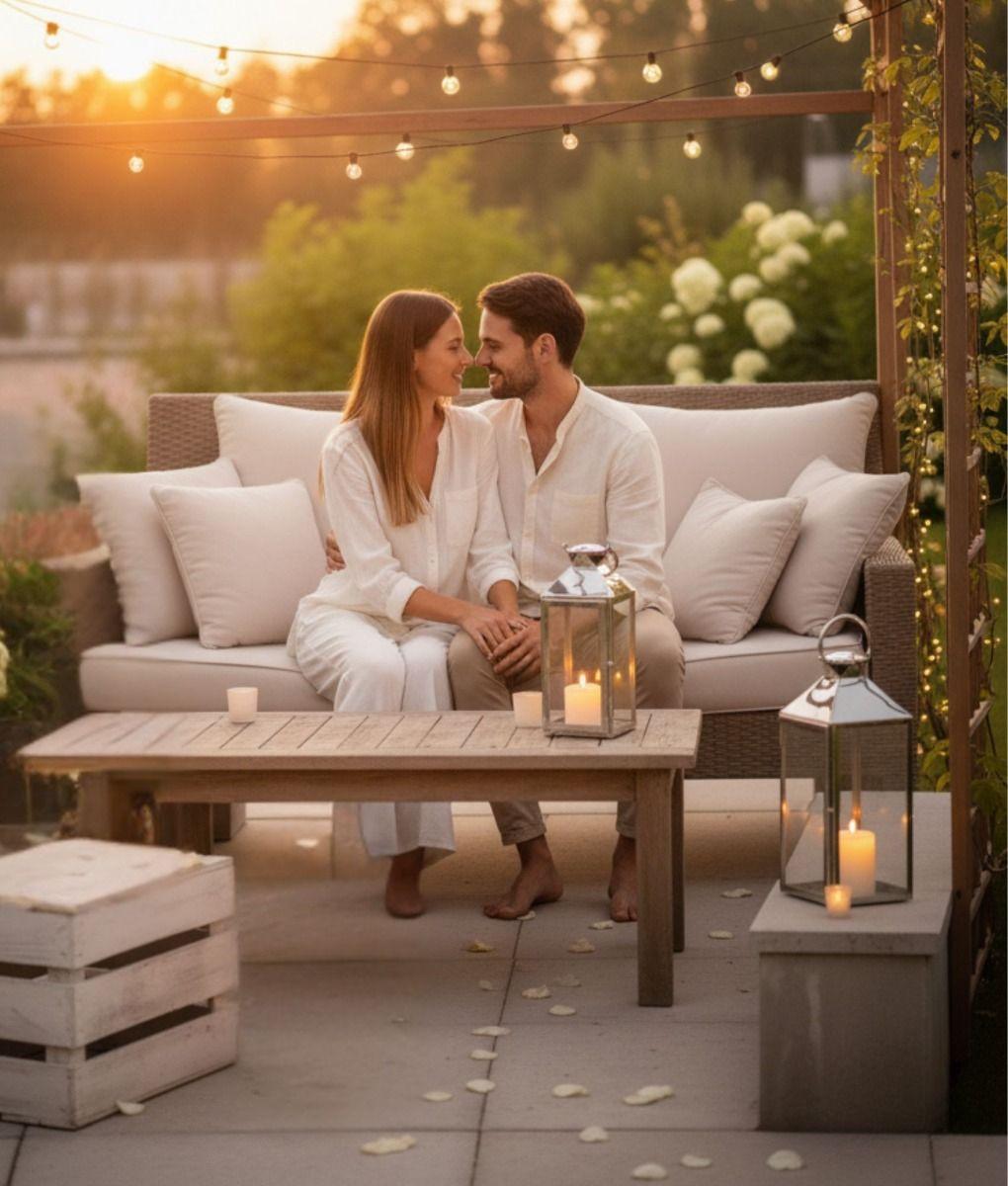 Set 2 Portavelas Farol Colgante Decorativo Rectangular Jhn-2