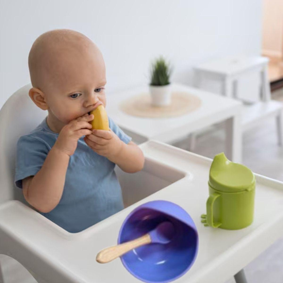 2 SET DE ALIMENTACION CUENCO+CUCHARA PLASTICO BEBE LAU-7