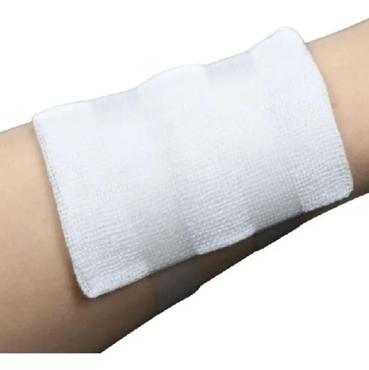 PACK 10 GASAS ESTERIL 90CMX45CM INSUMO MEDICO HERIDA LAU-4