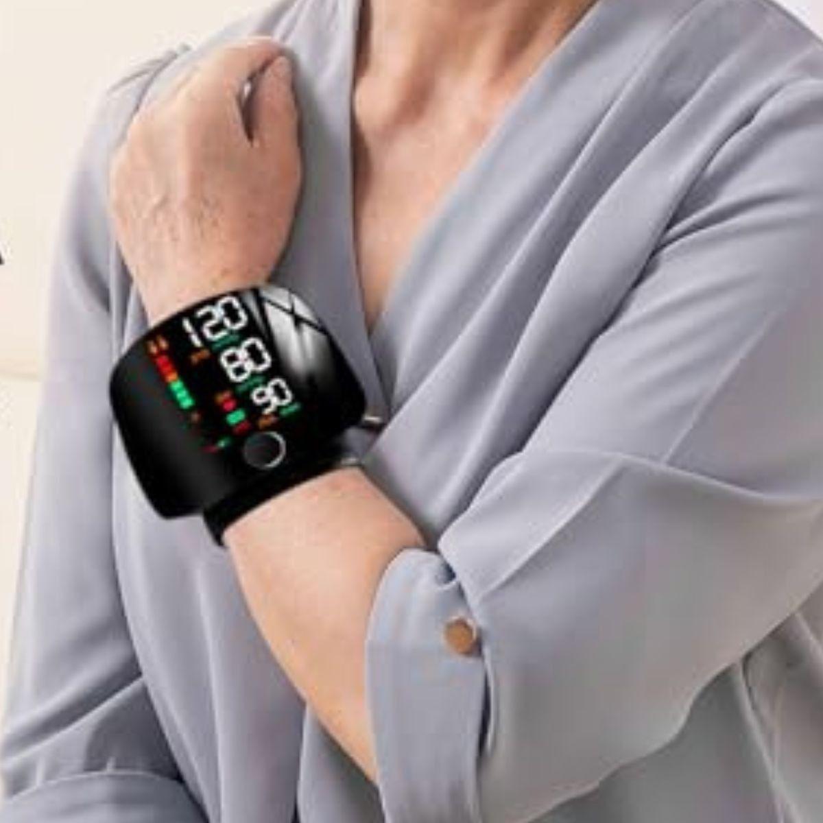 TENSIOMETRO DIGITAL RECARGABLE PARA MUÑECA INTELIGENTE LAU-7