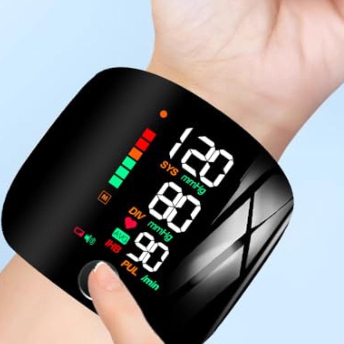 TENSIOMETRO DIGITAL RECARGABLE PARA MUÑECA INTELIGENTE LAU-8