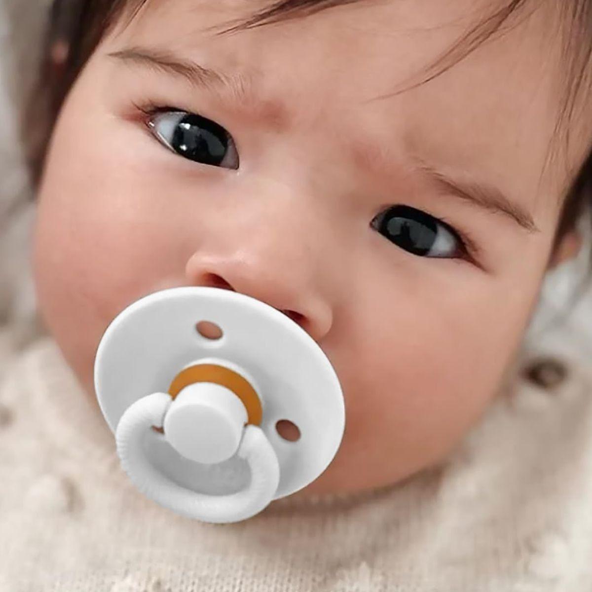 SET 2 CHUPETE GOMA NATURAL COMODO SUAVE PARA BEBE LAU-2