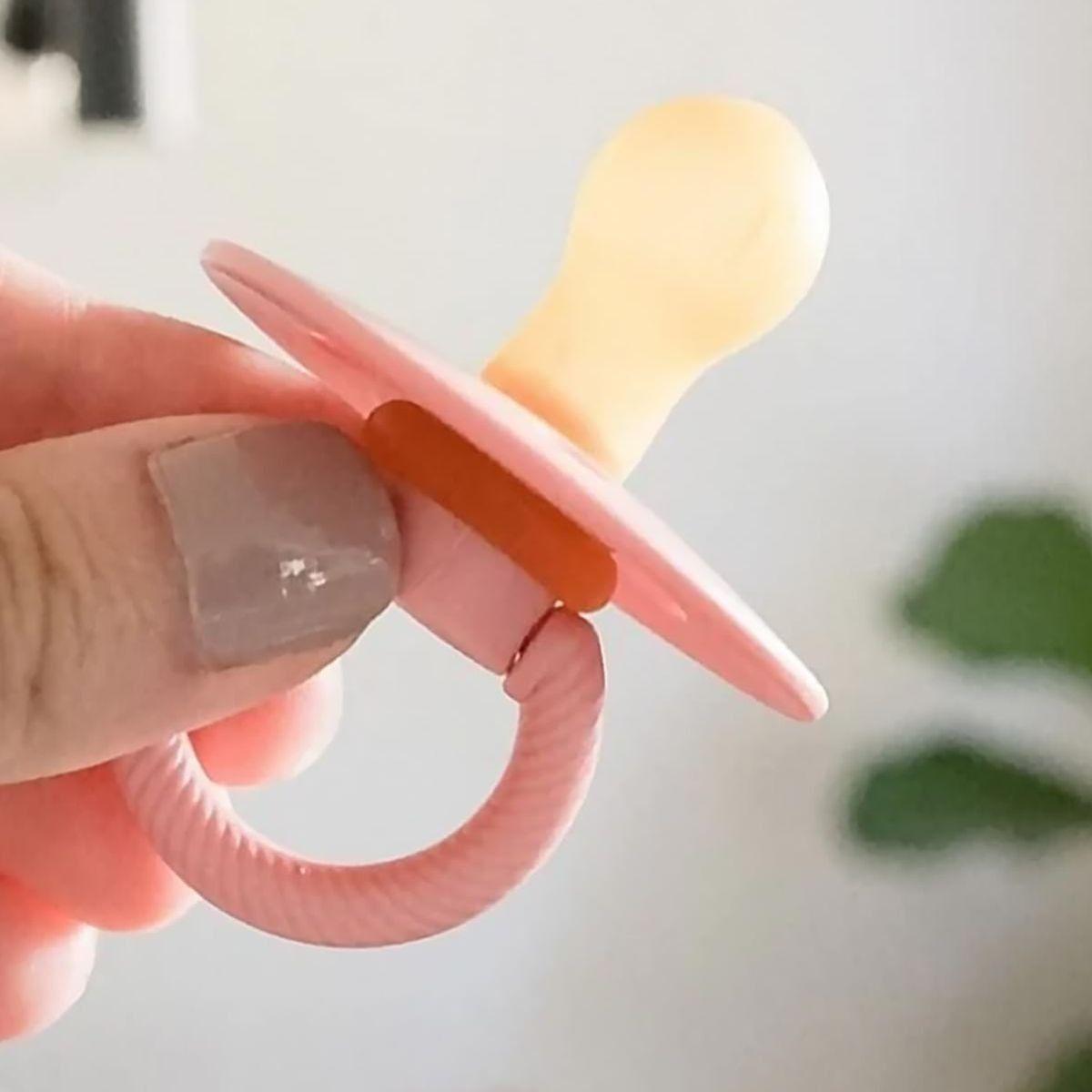 SET 2 CHUPETE GOMA NATURAL COMODO SUAVE PARA BEBE LAU-6