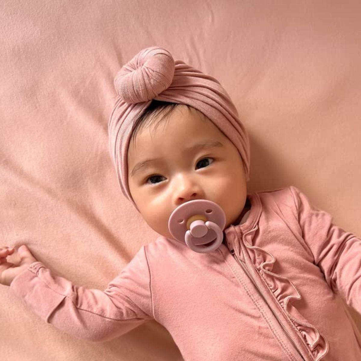 SET 2 CHUPETE GOMA NATURAL COMODO SUAVE PARA BEBE LAU-7