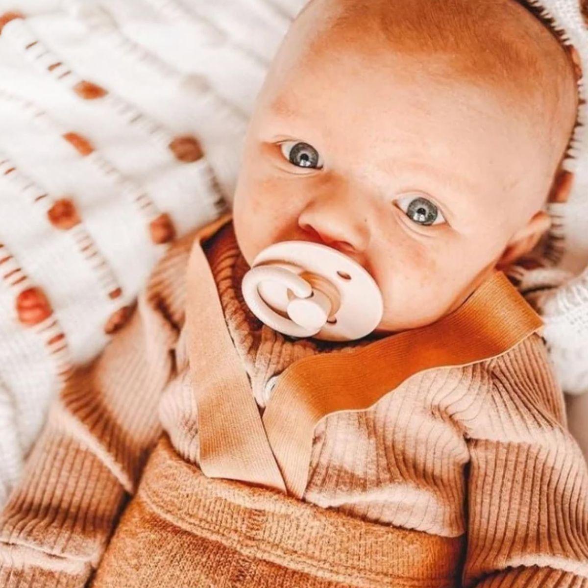 SET 2 CHUPETE GOMA NATURAL COMODO SUAVE PARA BEBE LAU-8