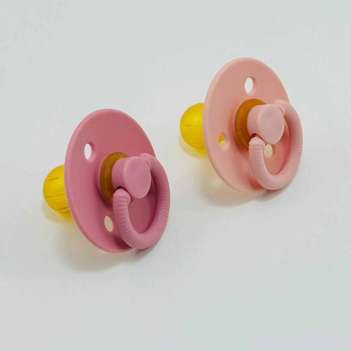 SET 2 CHUPETE GOMA NATURAL COMODO SUAVE PARA BEBE LAU-9