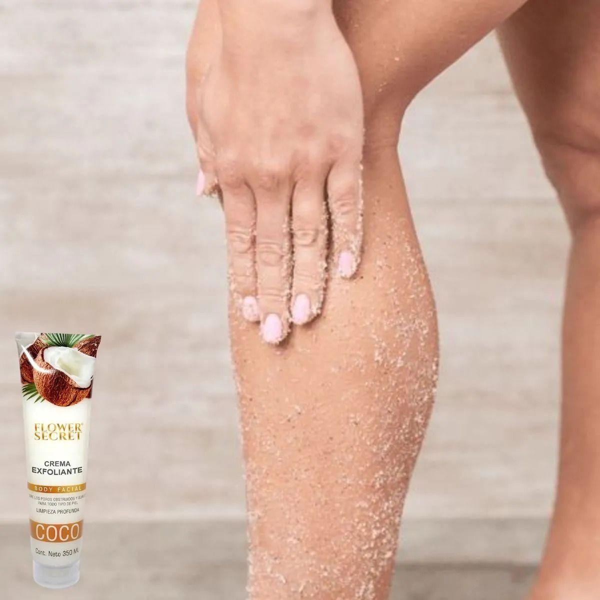 Set 2 Cremas Exfoliantes Corporal Coco Limpieza Profunda Lau-1