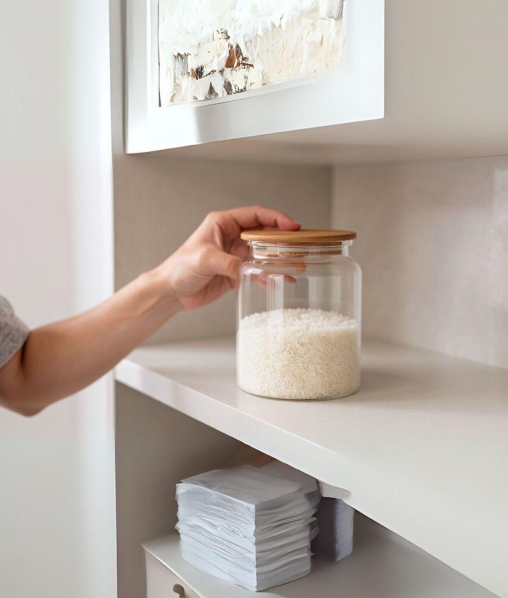 Frasco Transparente Almacenamiento Multifuncional Hogar Jhn-3