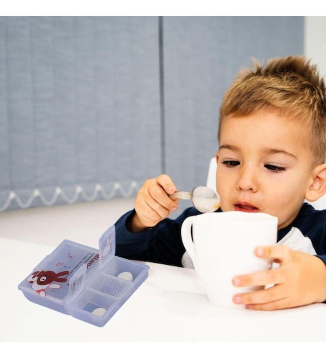 SET 6 PASTILLEROS NIÑOS ANIMADOS PORTATIL VIAJE LAU-4