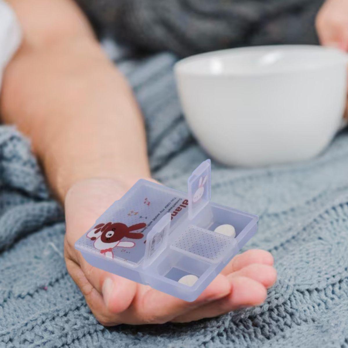 SET 6 PASTILLEROS NIÑOS ANIMADOS PORTATIL VIAJE LAU-8