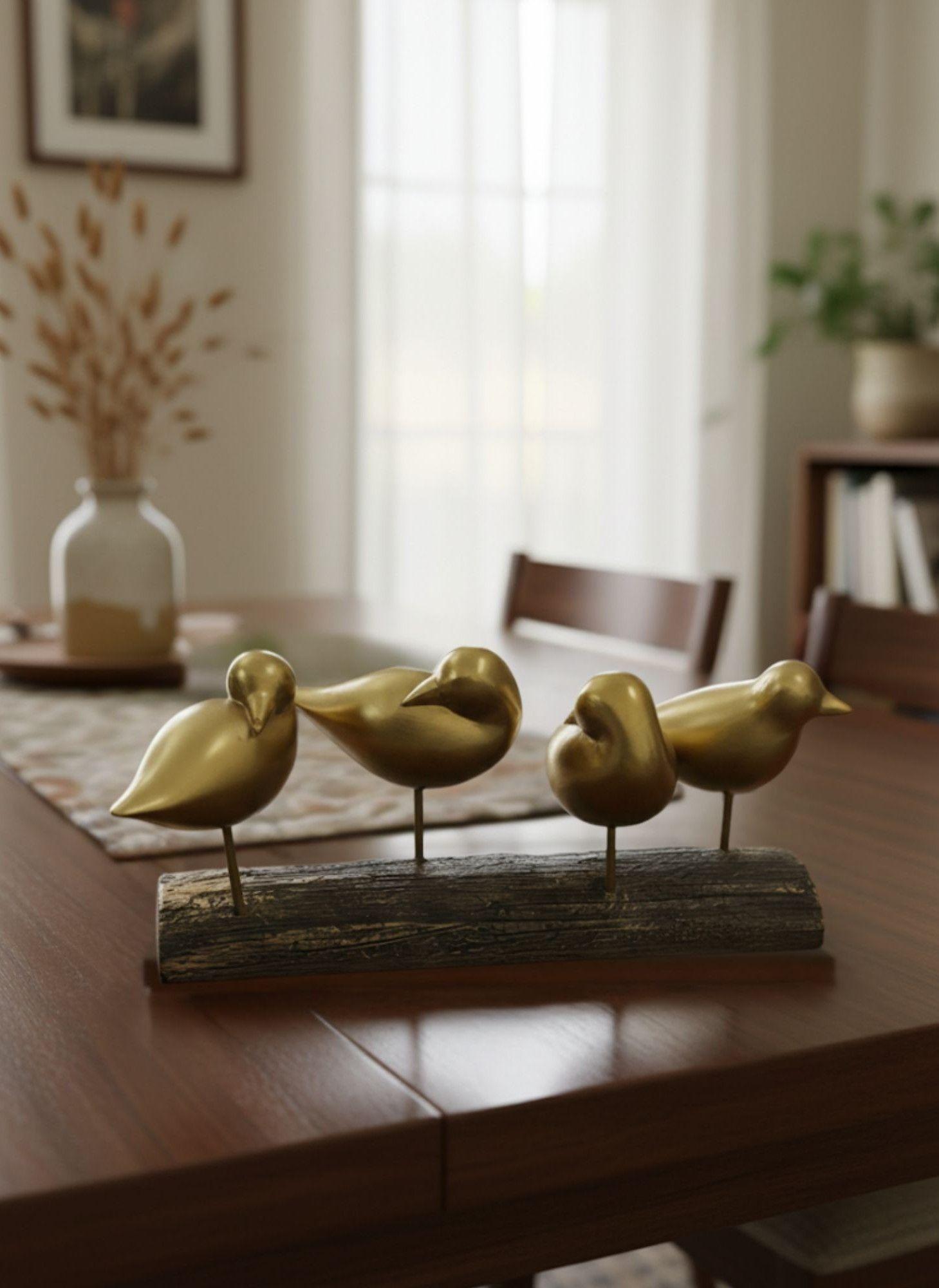 Figura Decorativa Aves Adorno Minimalista Hogar Jhn-6