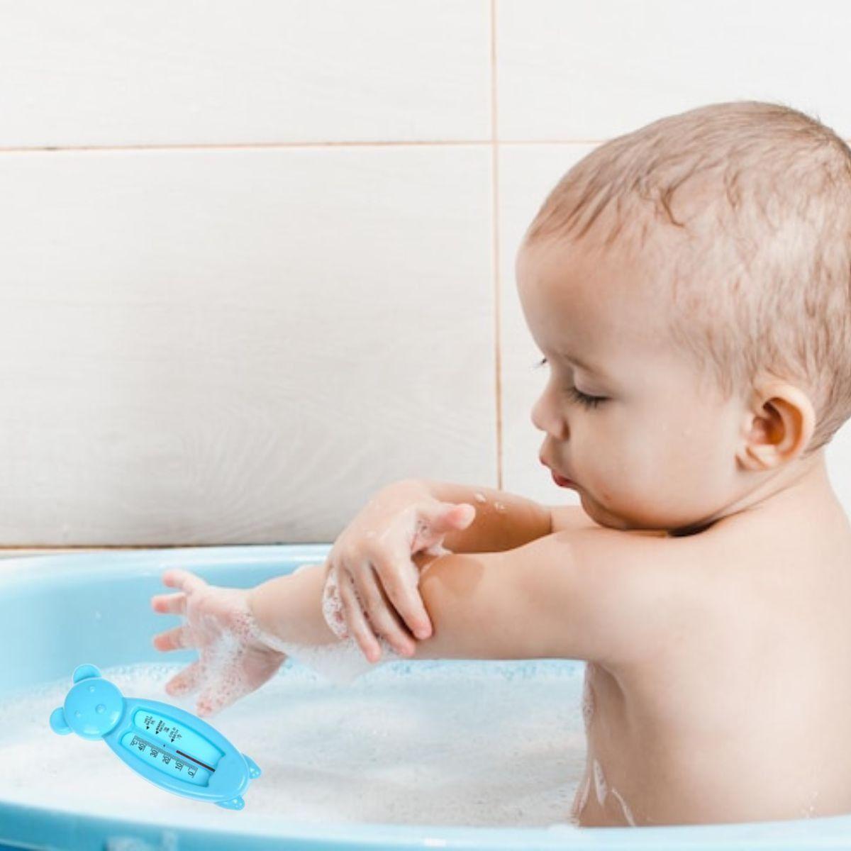 SET 6 TERMOMETRO DE BAÑO AGUA FORMA OSO TEMPERATURA BEBE LAU-7