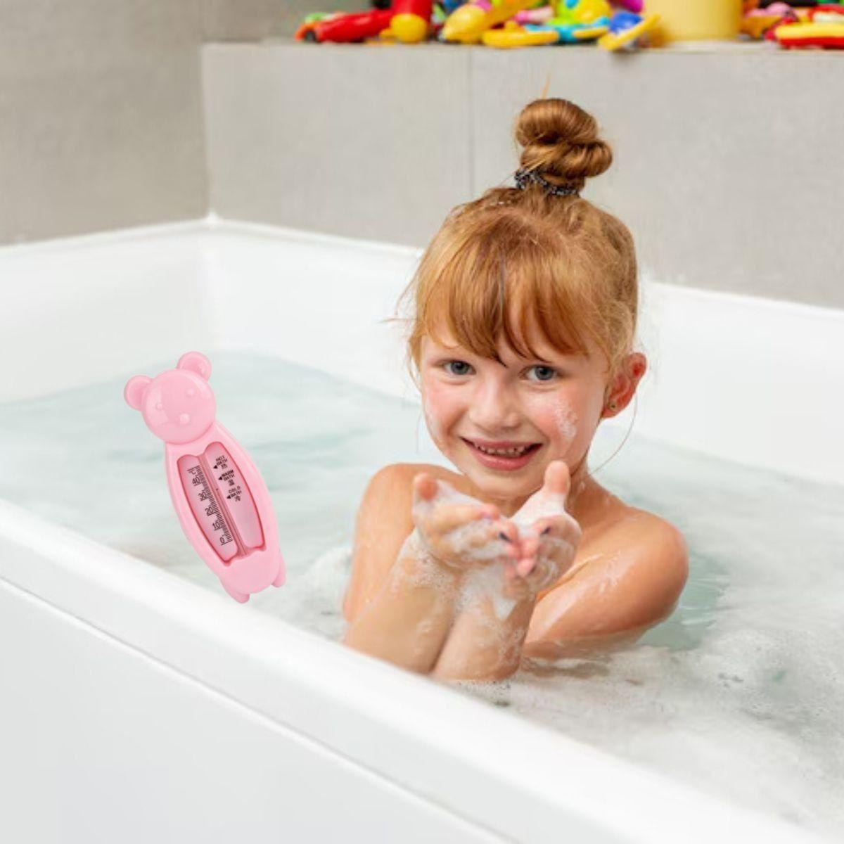 SET 6 TERMOMETRO DE BAÑO AGUA FORMA OSO TEMPERATURA BEBE LAU-9