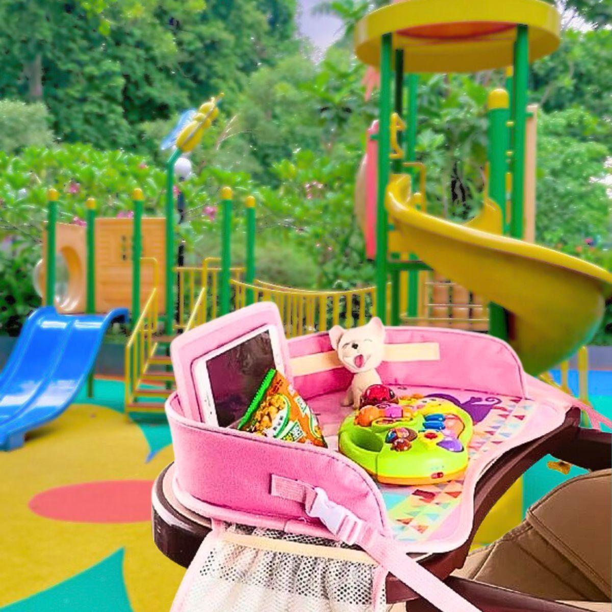 Organizador Mesa Portatil Auto Carrito Impermeable Bebe Lau-8