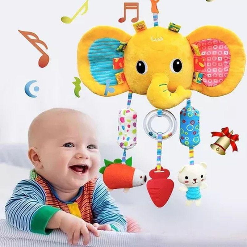 JUGUETE SONAJERO SENSORIAL ASIENTO DE COCHE CUNA BEBE LAU-4