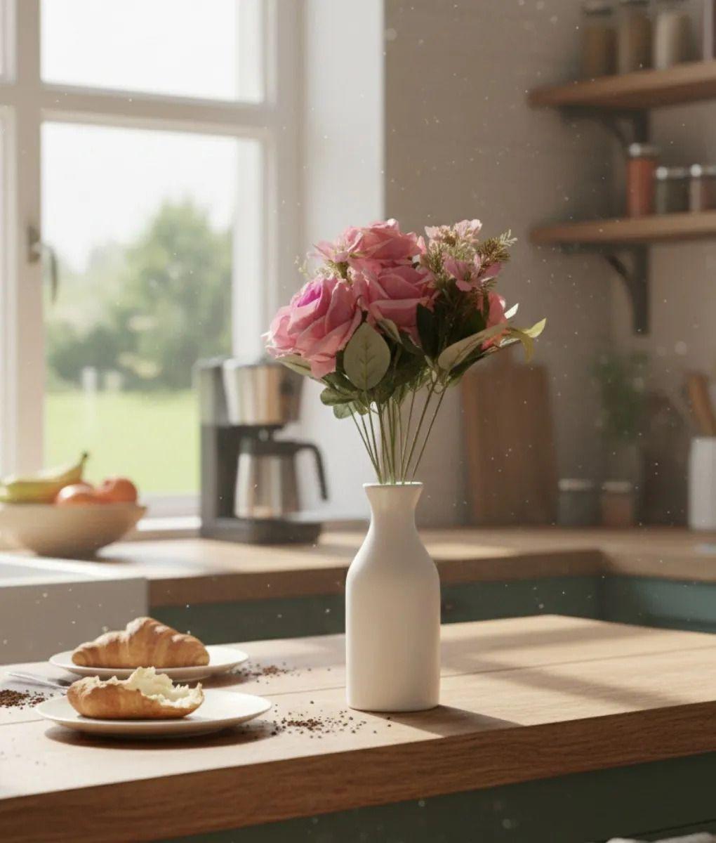 Ramo Floral Artificial Elegancia Belleza Hogar Eventos Jhn-8