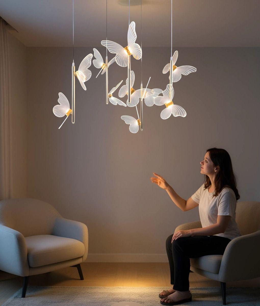 Luces Decorativas Mariposa Colgante Techo Adorno Jhn-3