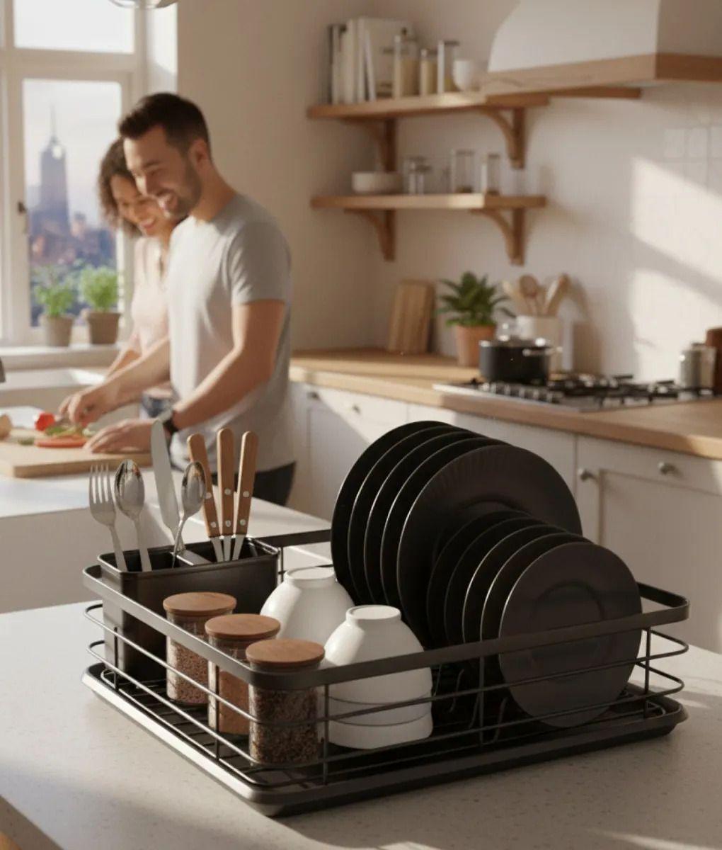 Secaplatos Escurridor Loza Compacto Diseño Minimalista Jhn-3