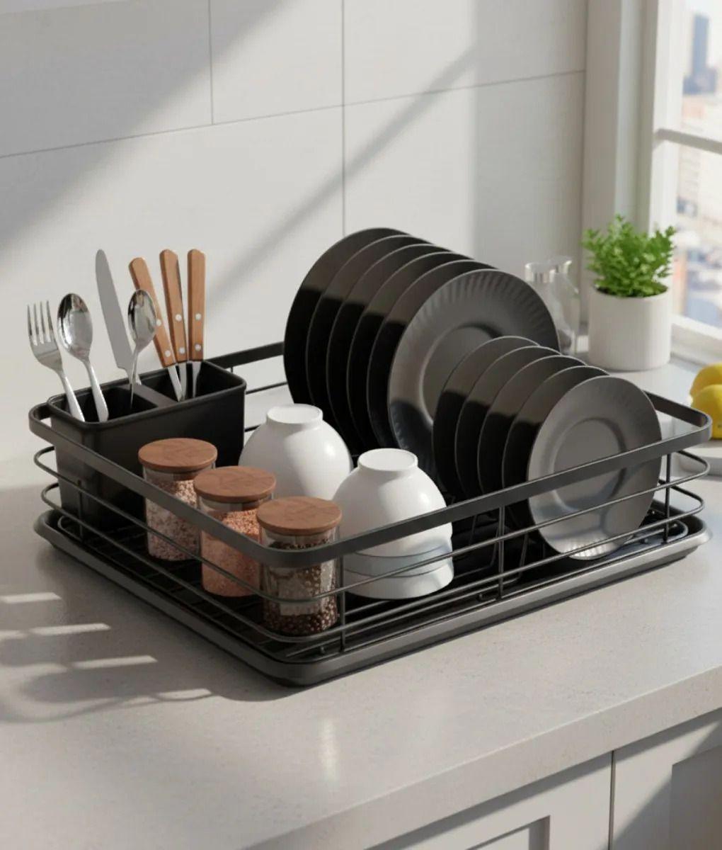 Secaplatos Escurridor Loza Compacto Diseño Minimalista Jhn-7