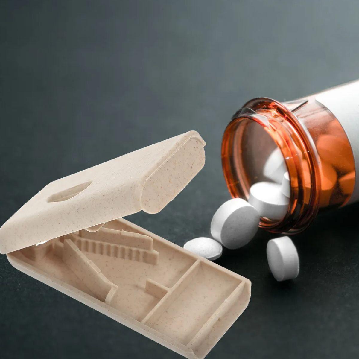 SET 10 PASTILLERO + CORTADOR PORTATIL MEDICINA LAU-5