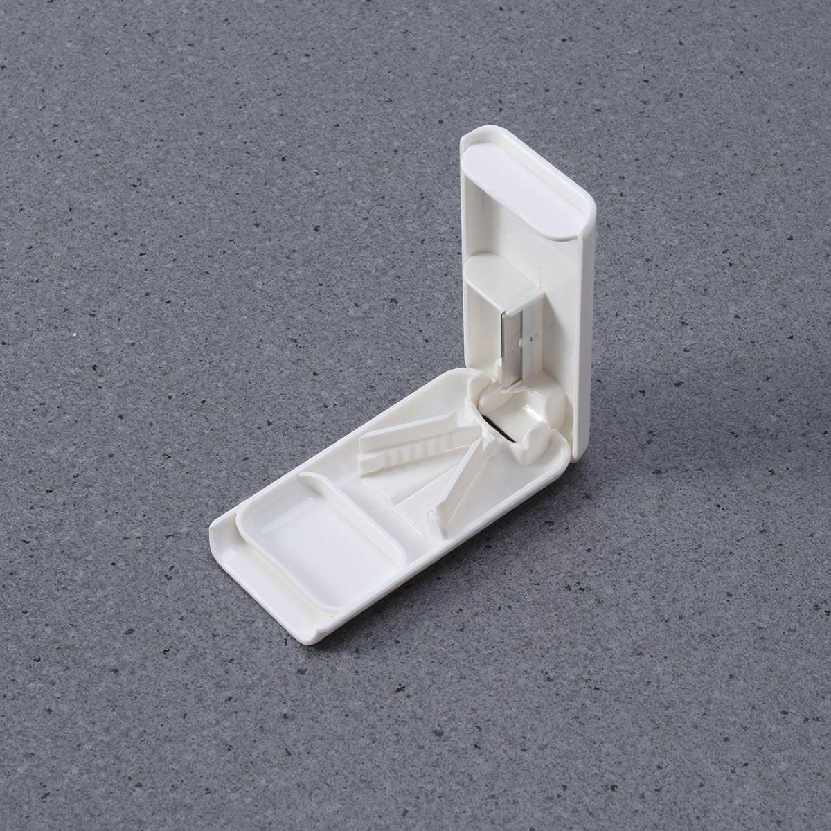 SET 10 PASTILLERO CORTADOR DIVISOR 2 EN 1 PORTATIL LAU-5