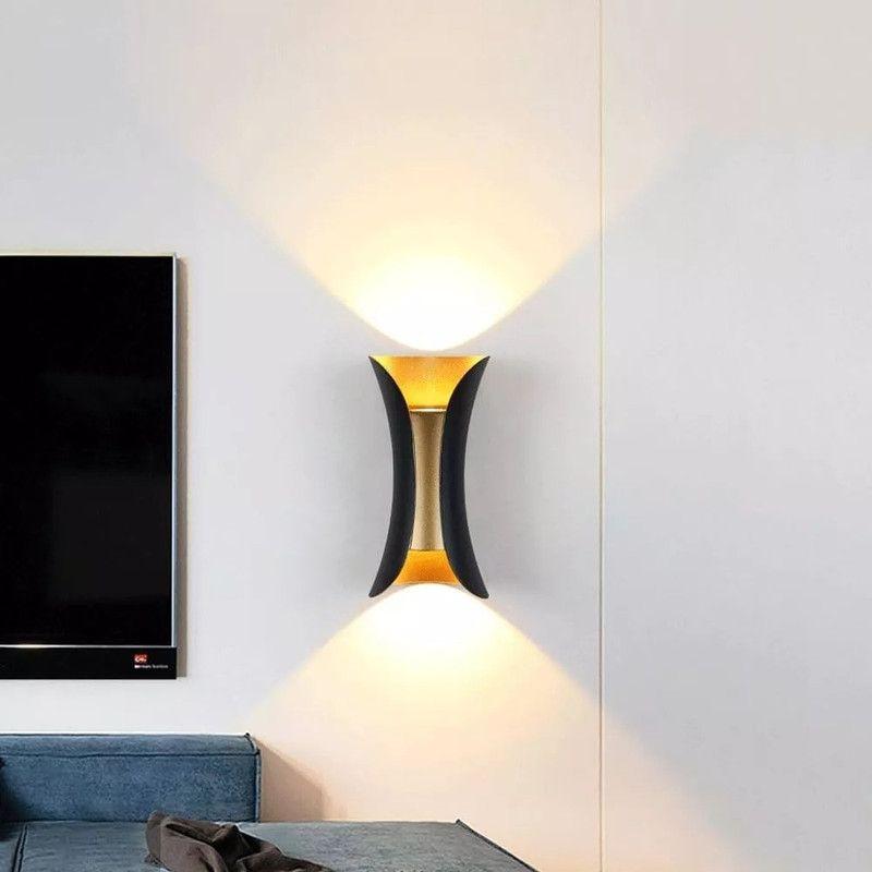 Aplique Moderno Hiperbola Lampara LED Poche Pasillo Lau-9