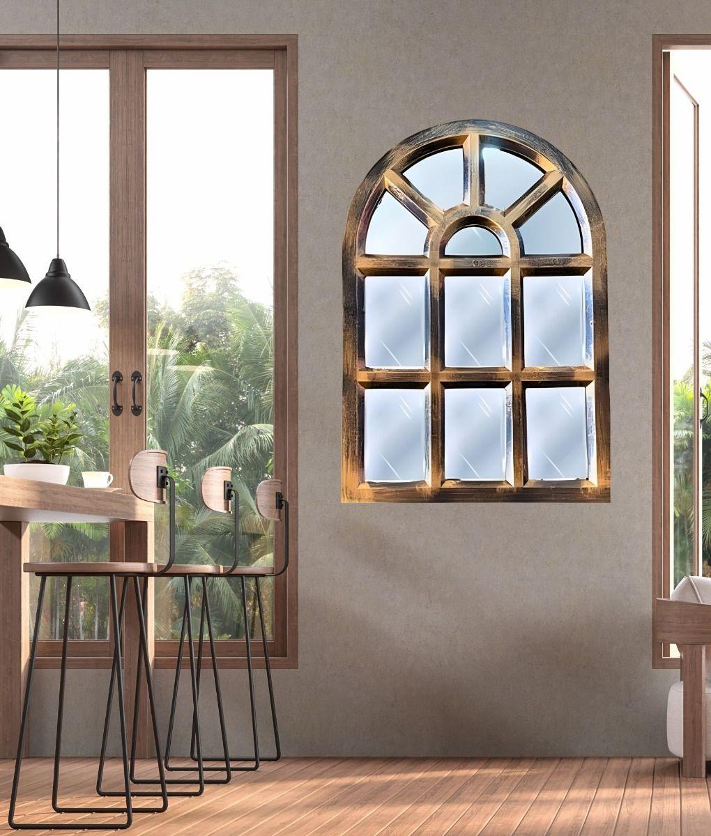 Espejo Decorativo Pared Diseño Ventana Adorno Hogar Jhn-8