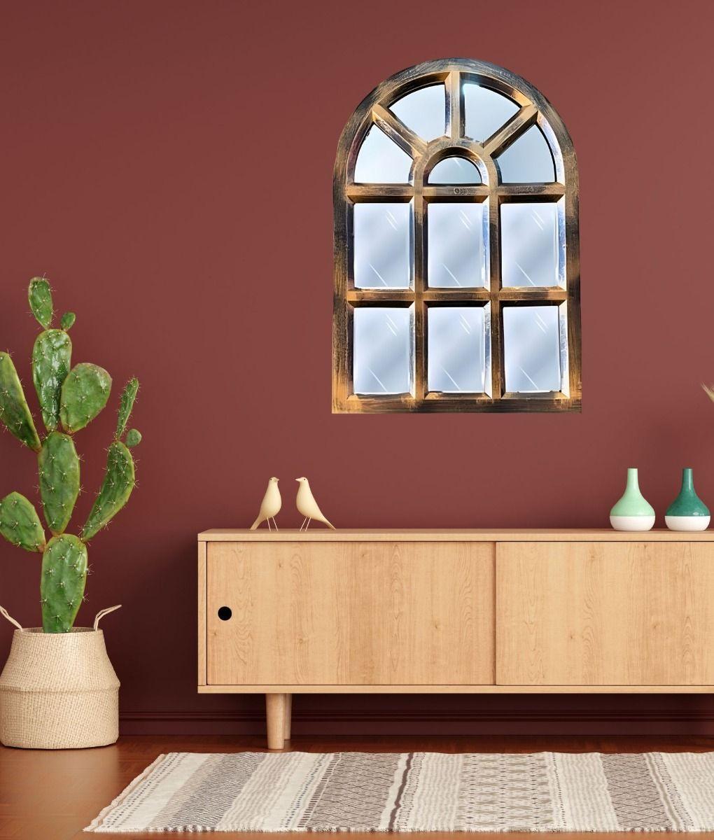 Espejo Decorativo Pared Diseño Ventana Adorno Hogar Jhn-9