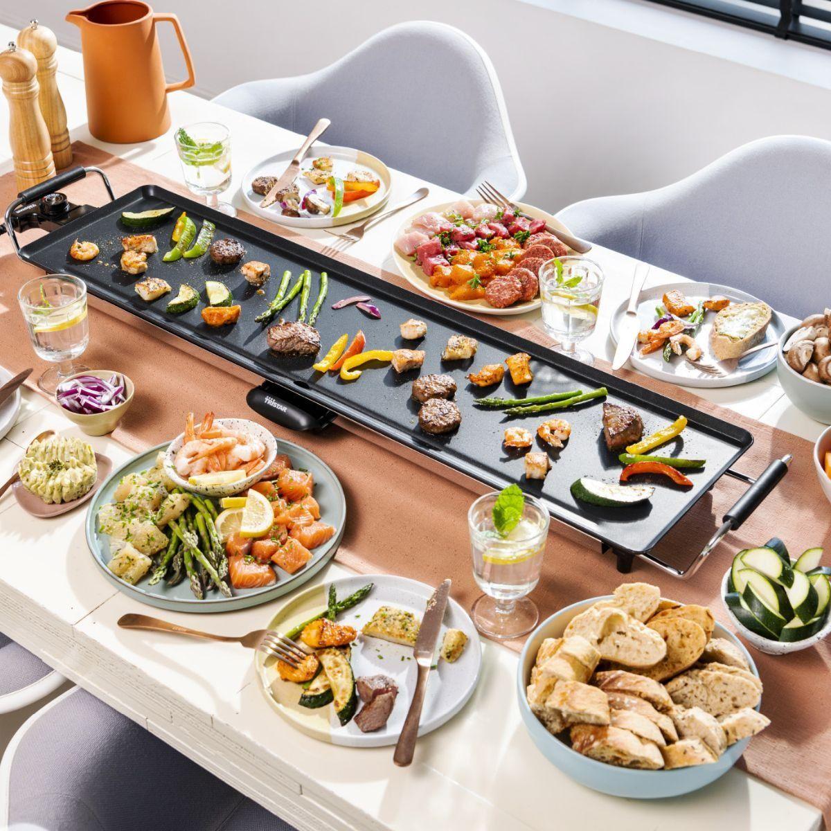 PARRILLA PLANCHA BARBACOA ASADOR ANTIADHERENTE COCINA LAU-6